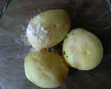 A picture of step 2 of Potato Chops.