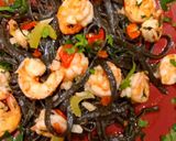 Spagetti z krewetkami krok przepisu 3 zdjęcie
