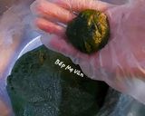Hình bước làm 1 của món Bánh Ít Lá Gai Nhân Sữa Dừa Non