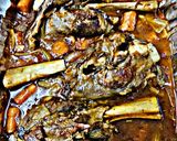 Gambar langkah 6 resipi Slow cooked lamb shank.