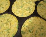 A picture of step 3 of Sattu methi pancake.