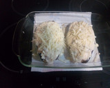 Foto del paso 4 de la receta: Berenjena rellena de carne, virutas de jamón y queso