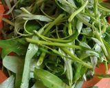 Foto langkah ke 1 dari resep Tumis Kangkung Enoki.