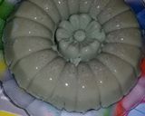 Foto langkah ke 5 dari resep Puding Susu/Agar-Agar Hijau Susu.