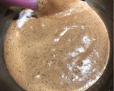 Hình bước làm 6 của món Cốt Gato Chocolate làm bằng nồi cơm điện (bông lan socola)