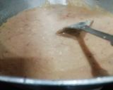 A picture of step 5 of Moong dal and almonds Halwa.