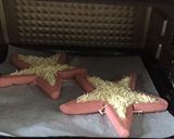 Foto langkah ke 3 dari resep Kentang Sosis Panggang aka. Star Potato Sausage.
