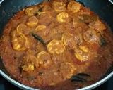 A picture of step 8 of Prawn Pulao.