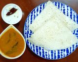 A picture of step 4 of Neer Dosa.