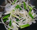 A picture of step 2 of Mongolian Beef for Two.