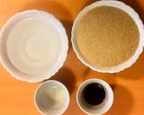 A picture of step 1 of Basbousa.