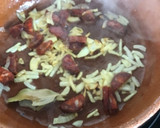 Foto del paso 1 de la receta: Garbanzos con callos (el arte de juntar dos botes)
