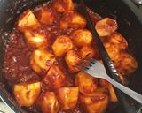 A picture of step 11 of Two halves baked potato in sauce #RamadhanContest.