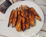 A picture of step 7 of Oven Roasted Sweet Potatoes with Cajun and Fajita Seasonings.