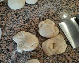 A picture of step 7 of Turkish Borek rolls (granny's version).