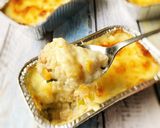 Foto langkah ke 6 dari resep Mozarella Bechamel Bake Rice.