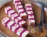 Gambar langkah 9 resipi Kek Lapis Velvet Kasih.