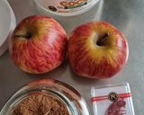 Foto del paso 1 de la receta: Manzana al azafrán 🍎 Manzana tibia y cremosa con canela y azafrán en aceite de coco 🥥 Low carb