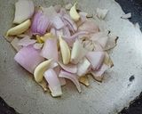 A picture of step 1 of Afghani egg curry.
