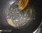 A picture of step 3 of Butter scotch musk melon halwa.