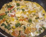A picture of step 4 of Paneer Makhni Handi.