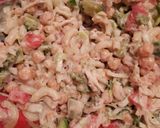 A picture of step 6 of Vegetarian Pasta Chaat/Salad.