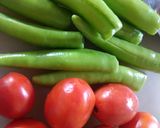 A picture of step 1 of Chilli Tomato Sabji.