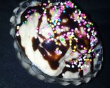 A picture of step 2 of Chocolaty Banana Pudding.