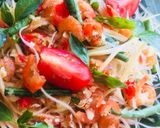 Hình bước làm 3 của món Gỏi Đu đủ Thái (Som Tum)