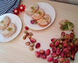 عکس مرحله 1 از دستور قطاب پسته ای