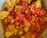 A picture of step 3 of Red Chilli Chicken Biryani 😋😋.