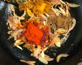 A picture of step 3 of Ilish Macher Biryani (Hilsa Fish Biryani - Bengali style).