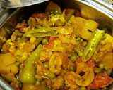 A picture of step 5 of Mixed Vegetables.