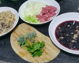 A picture of step 4 of Roast turkey with sweet chestnut, cranberry and port stuffing.