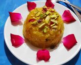 A picture of step 10 of Moong dal halwa.