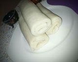 A picture of step 2 of Pounded yam.