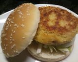 A picture of step 3 of Chickpea burger alla Fluffy.