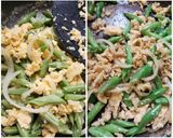 Foto langkah ke 3 dari resep Orak arik telur buncis minyak wijen.