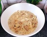 Une image de l'étape 3 de Champignons stroganof poulet et semoule 😋.