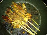 Sate ayam teplon