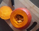 Hình bước làm 1 của món Bí hokkaido bỏ lò