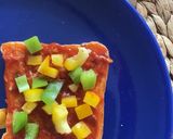 A picture of step 1 of Double decker bread pizza.