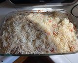 A picture of step 7 of Chicken Parmesan Pasta.