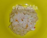 Foto langkah ke 10 dari resep MPASI Menu 4⭐ Usia 7 Bulan - Bubur Tomat Udang.