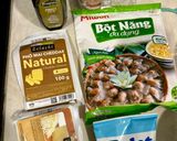 Hình bước làm 1 của món Bánh phô mai dẻo Brazil