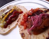 Foto del paso 13 de la receta: Tacos🌮 de hamburguesa🍔 veganos...🤔