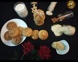 A picture of step 9 of Oats Wheat Flour and Jaggery Eggless Cookies.