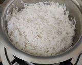 A picture of step 1 of Lemon rice and chilli Milly sauce.