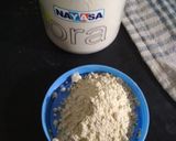 A picture of step 1 of Sattu ke kulcha.