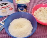 Foto del paso 1 de la receta: Mousse de arroz con coco y pistachos